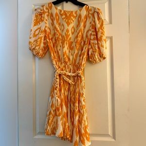 Flying Tomato Ikat Print Dress. Small